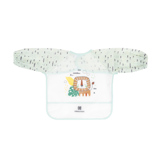 Bavoir pour bébé manches longues Savanna Vert Menthe - Kikka Boo