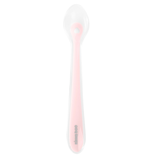 Cuillère en silicone pour bébé Rose - Kikka Boo