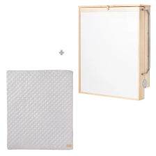 Table à langer murale pliable inclus matelas à langer Beige - Roba Table à langer murale pliable inclus matelas à langer Beige - Roba