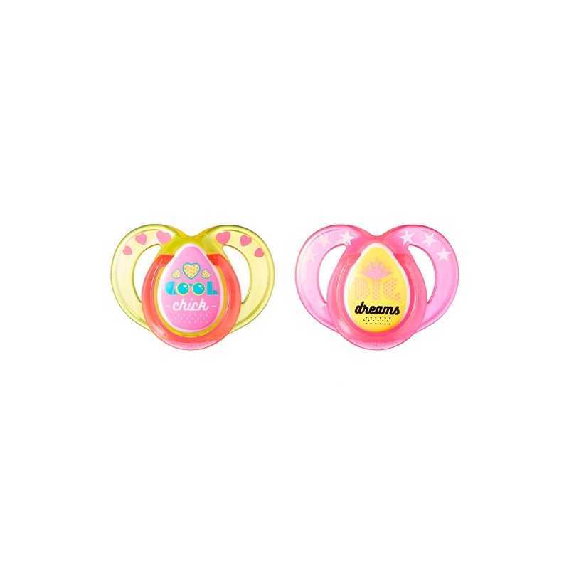 Lot de 2 Sucettes Classique 6-18m Tommee Tippee - Cool/Big Dreams Lot de 2 Sucettes Classique 6-18m Tommee Tippee - Cool/Big Dreams