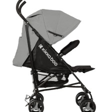 Poussette Pour Bébé Beetle -22 kg Gris Clair - KikkaBoo Poussette Pour Bébé Beetle -22 kg Gris Clair - KikkaBoo