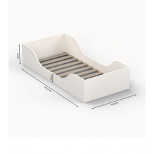 Lit enfant Navire des Rêves 90x190 Blanc - Laïba Kids