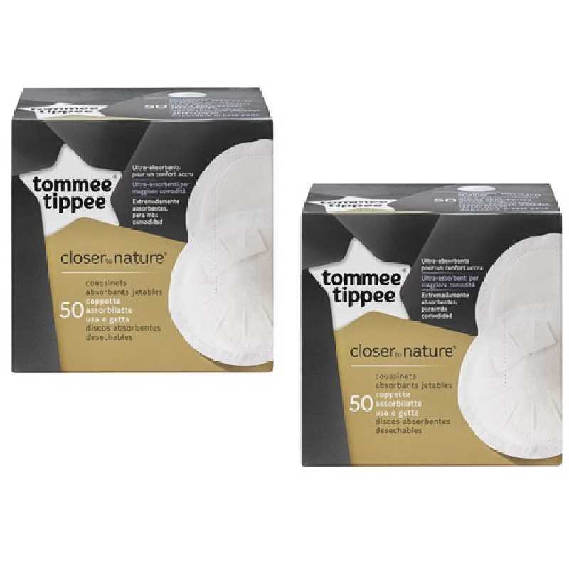 Tommee Tippee Lot de 100 coussinets d'allaitement Tommee Tippee Lot de 100 coussinets d'allaitement