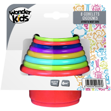 8 Pots Gigognes empilables - Wonder Kids 8 Pots Gigognes empilables - Wonder Kids
