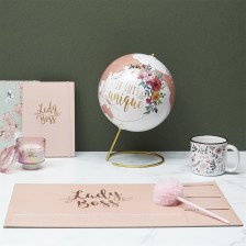 Globe terrestre Deco Girly Rose - Home Deco Kids Globe terrestre Deco Girly Rose - Home Deco Kids