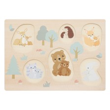 Jeu puzzle en bois 6 pièces - Atmosphera For Kids Jeu puzzle en bois 6 pièces - Atmosphera For Kids