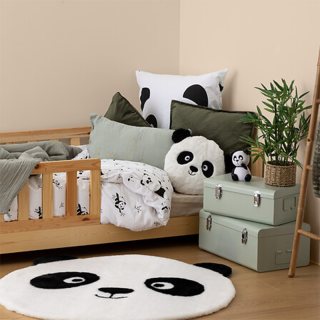 Tapis rond pour enfant panda D100 - Atmosphera For Kids