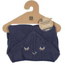 Peignoir De Bain Bébé 0-6 Mois Bleu Tom&Zoé Peignoir De Bain Bébé 0-6 Mois Bleu Tom&Zoé