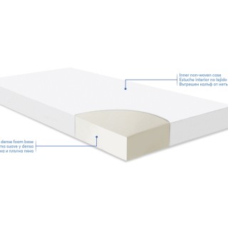 Matelas Fantasia Plus 70х140x8 Nuages Pêche - KikkaBoo