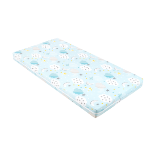 Matelas Fantasia Plus 70х140x8 Nuages Bleu - KikkaBoo