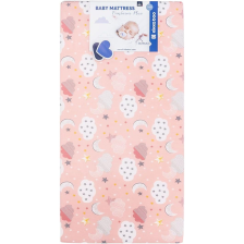 Matelas Fantasia Plus 70х140x8 Nuages Pêche - KikkaBoo Matelas Fantasia Plus 70х140x8 Nuages Pêche - KikkaBoo