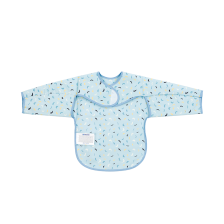 Bavoir Bébé Imperméable Arty Velcro Eva 4m+ Bleu - Kikkaboo Bavoir Bébé Imperméable Arty Velcro Eva 4m+ Bleu - Kikkaboo