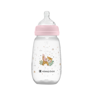 Biberon Pour Bébé 310 ml Savane Rose - Kikkaboo