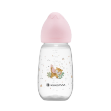 Biberon Pour Bébé 310 ml Savane Rose - Kikkaboo Biberon Pour Bébé 310 ml Savane Rose - Kikkaboo