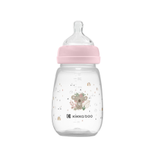 Biberon Pour Bébé 260 ml Savane 3m+ Rose - Kikkaboo Biberon Pour Bébé 260 ml Savane 3m+ Rose - Kikkaboo
