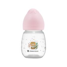 Biberon Pour Bébé 180 ml Savane Dès Naissance Rose - Kikkaboo Biberon Pour Bébé 180 ml Savane Dès Naissance Rose - Kikkaboo