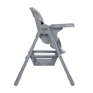 Chaise haute bébé Comfy + Gris - Kikkaboo