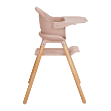 Chaise haute 3+ Woody 6 en 1 Rose - Kikkaboo Chaise haute 3+ Woody 6 en 1 Rose - Kikkaboo