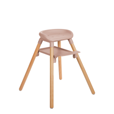 Chaise haute 3+ Woody 6 en 1 Rose - Kikkaboo Chaise haute 3+ Woody 6 en 1 Rose - Kikkaboo