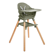 Chaise haute 3+ Woody 6 en 1 Vert - Kikkaboo Chaise haute 3+ Woody 6 en 1 Vert - Kikkaboo