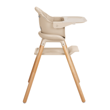 Chaise haute 3+ Woody 6 en 1 Beige - Kikkaboo Chaise haute 3+ Woody 6 en 1 Beige - Kikkaboo