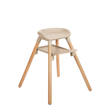 Chaise haute 3+ Woody 6 en 1 Beige - Kikkaboo Chaise haute 3+ Woody 6 en 1 Beige - Kikkaboo