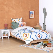 Parure de lit Marrakech 140x200 - Atmosphera For Kids Parure de lit Marrakech 140x200 - Atmosphera For Kids