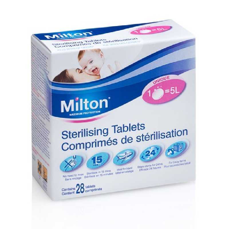 Milton Comprimés De Stérilisation à froid - Paquet De 28 Milton Comprimés De Stérilisation à froid - Paquet De 28