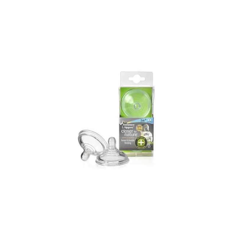 Tétines Anti-Colique Tommee Tippee Débit Moyen Lot de 2 Tétines Anti-Colique Tommee Tippee Débit Moyen Lot de 2