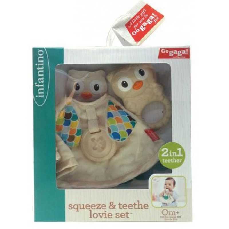Doudou hibou 2 en 1 Infantino Doudou hibou 2 en 1 Infantino