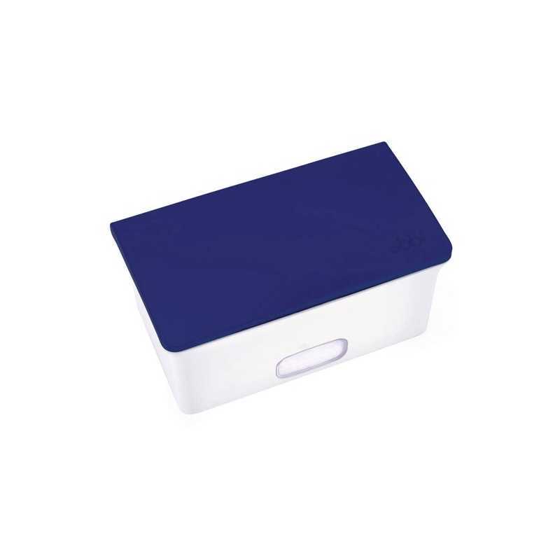 Boîte à lingettes Ubbi blanc et bleu marine Boîte à lingettes Ubbi blanc et bleu marine