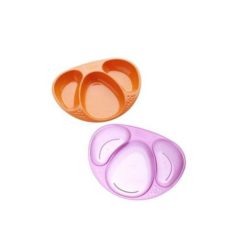 Assiettes à compartiments Tommee Tippee Explora 12m+ Fille Assiettes à compartiments Tommee Tippee Explora 12m+ Fille