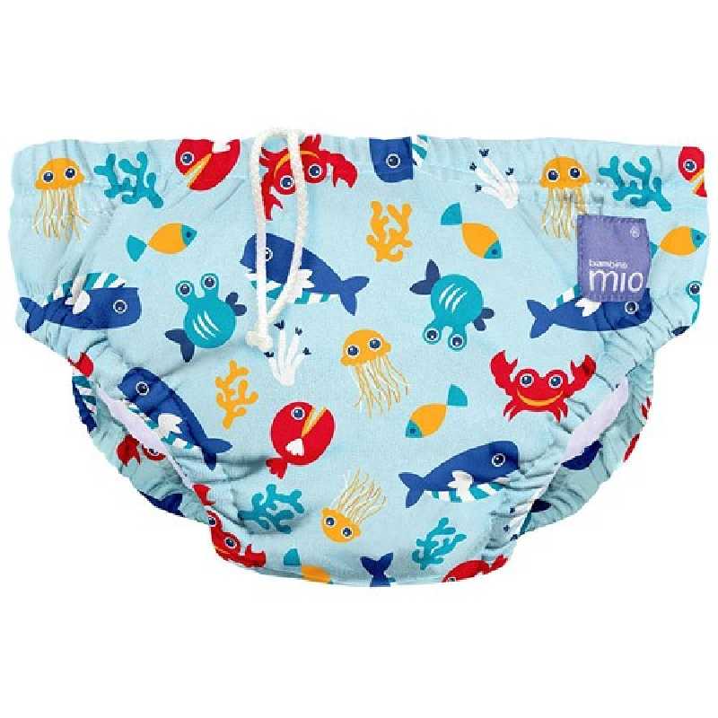 Culotte de Natation - Maillot de bain - Animaux marins - Medium (6-12 Mois) - Bambino Mio