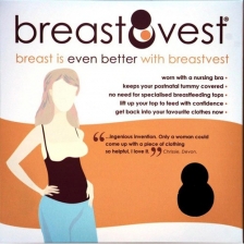 Sous-vêtement d'allaitement Noir BreastVest Taille L / UK 14-16 / EUR 42