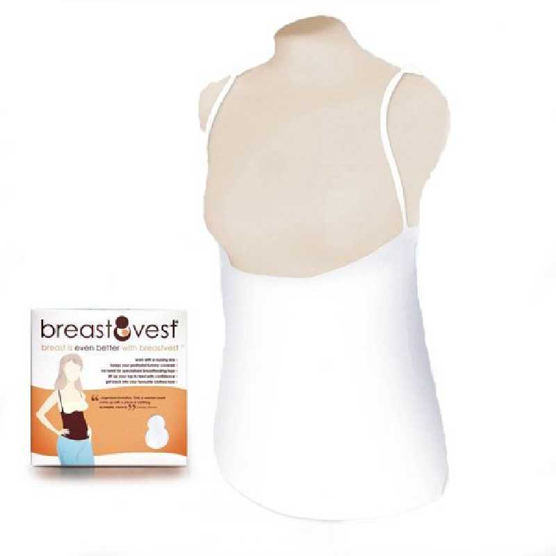 Sous-vêtement d'allaitement Blanc BreastVest Taille M / UK12-14 / EUR 40