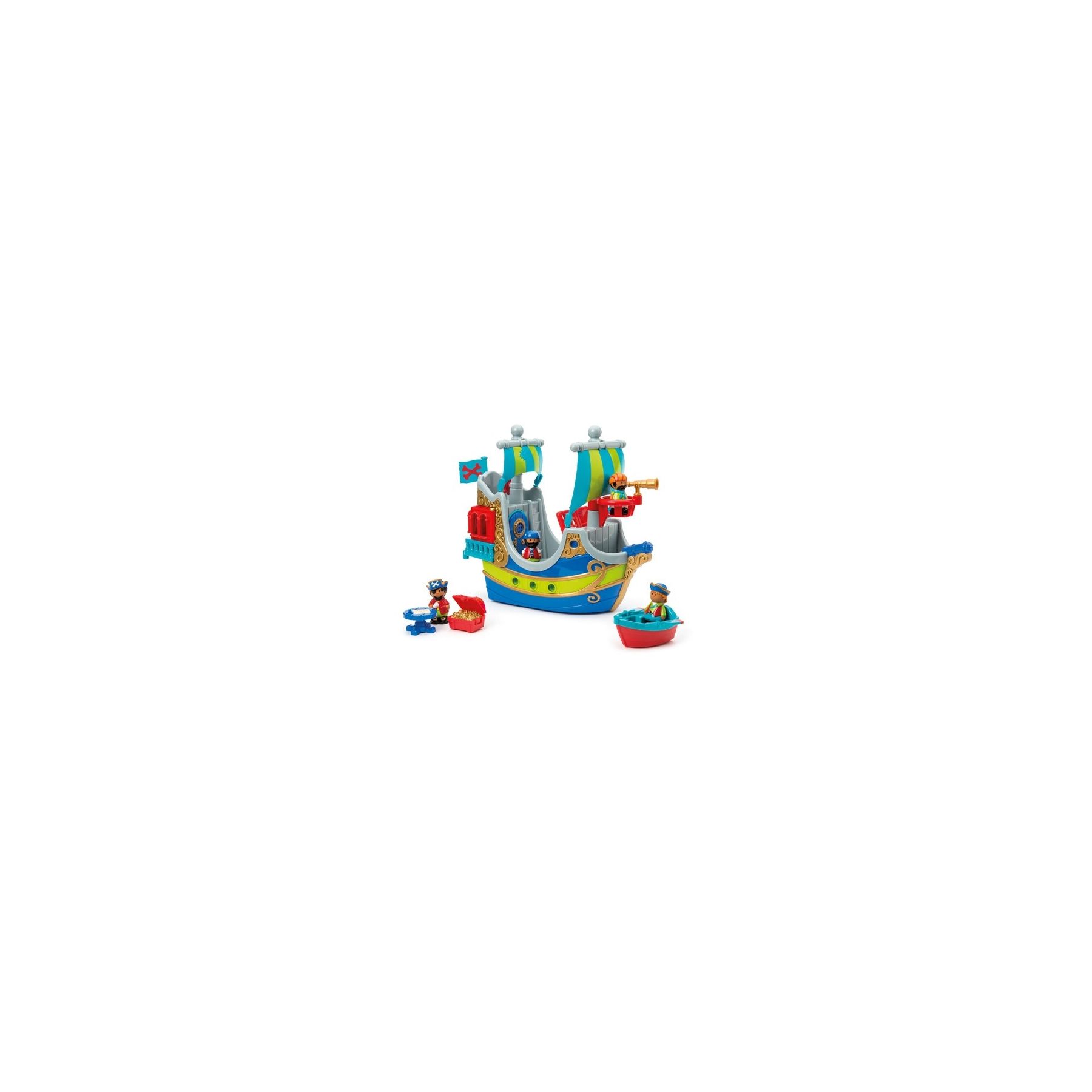 Jouet Bateau pirate enfant Happyland Early Learning Centre