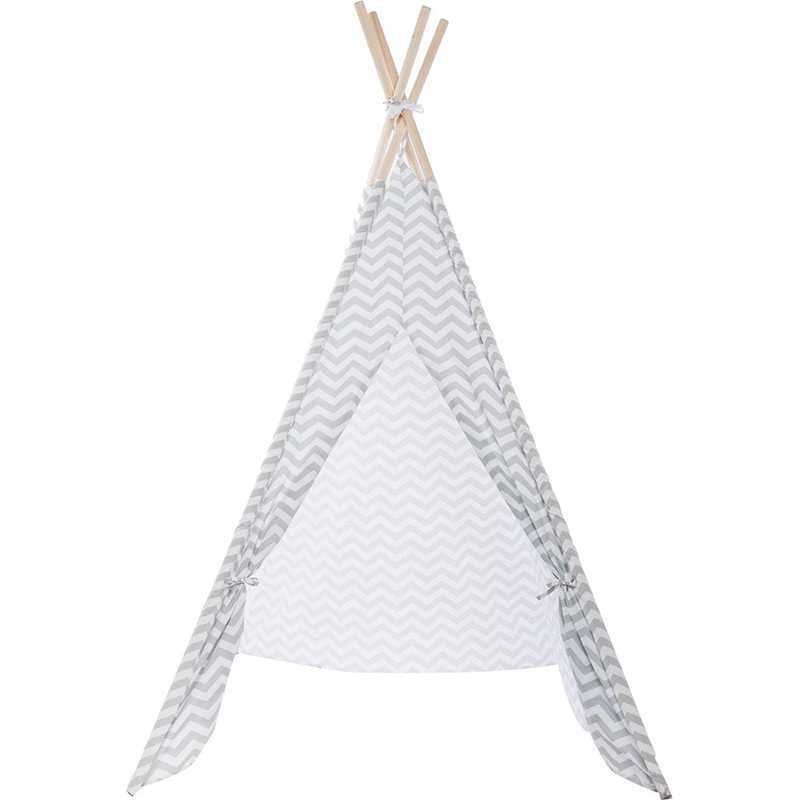 Tipi Déco Enfant 160cm Gris Atmosphera for kids