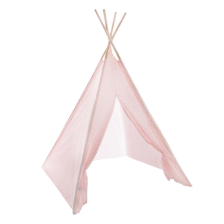 Tente Tipi Enfant avec Tapis - AMAZINGGIRL - Modèle 4 - Rose