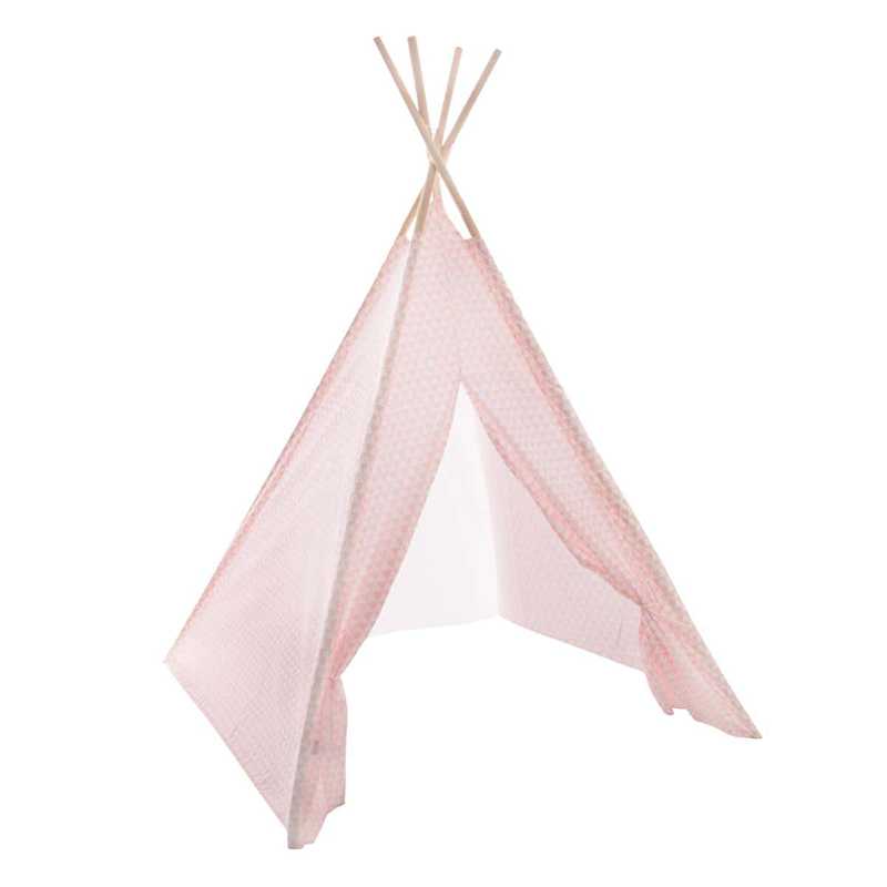 Tipi enfant rose 120x160x120cm - Centrakor