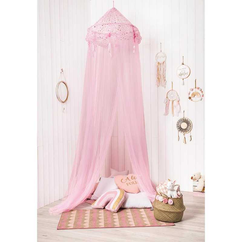 Ciel de lit 60 x 250cm Atmosphera for kids Rose