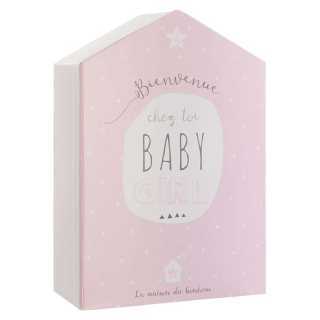 Maison coffret naissance Rose - Atmosphera For Kids