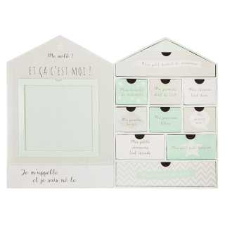 Maison coffret naissance Vert -  Atmosphera for kids