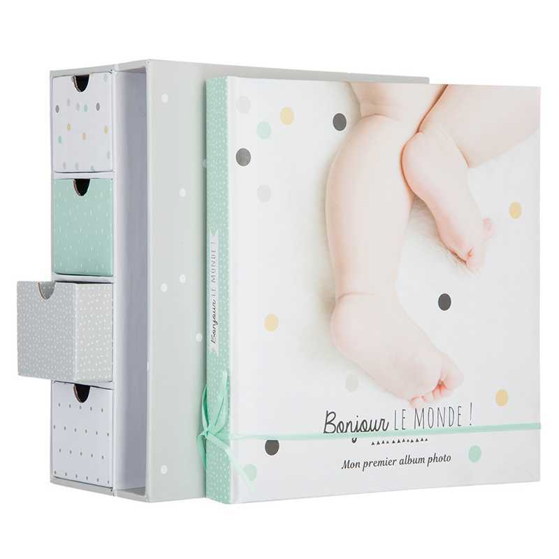 Coffret Album Photos Et Boites A Souvenirs Atmosphera Vert Coffret Album Photos Et Boites A Souvenirs Atmosphera Vert