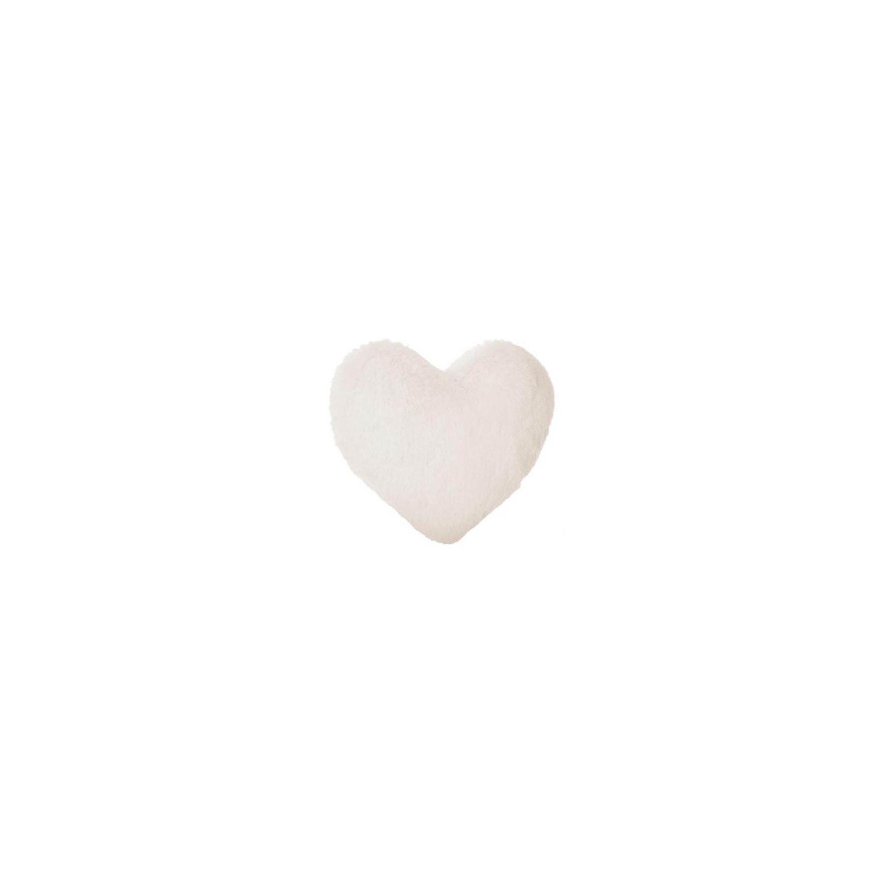 Coussin décoratif coeur Atmosphera for kids Blanc Coussin décoratif coeur Atmosphera for kids Blanc