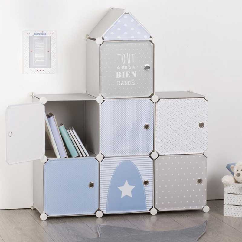 Meuble de rangement Château Atmosphera for kids Bleu