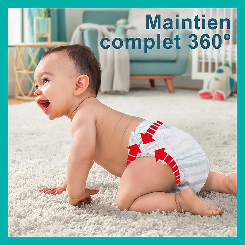 Pampers - Baby Dry Pants - Couches Taille 4 (8-15kg/Maxi) - Pack 1 mois (x160 culottes) Pampers - Baby Dry Pants - Couches Taille 4 (8-15kg/Maxi) - Pack 1 mois (x160 culottes)