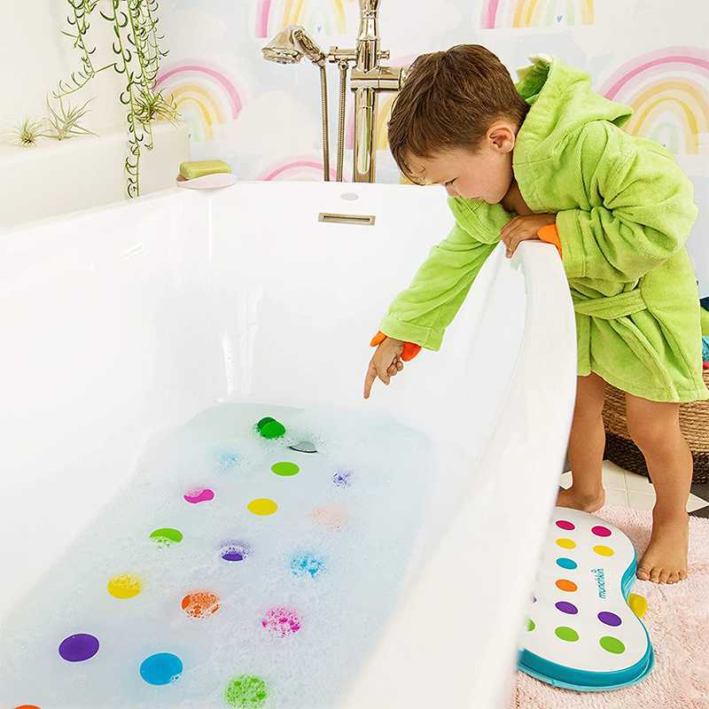 Tapis De Bain Rigolos A Pois Antiderapant Munchkin