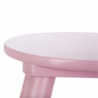 Tabouret enfant en bois douceur Rose - Atmosphera For Kids