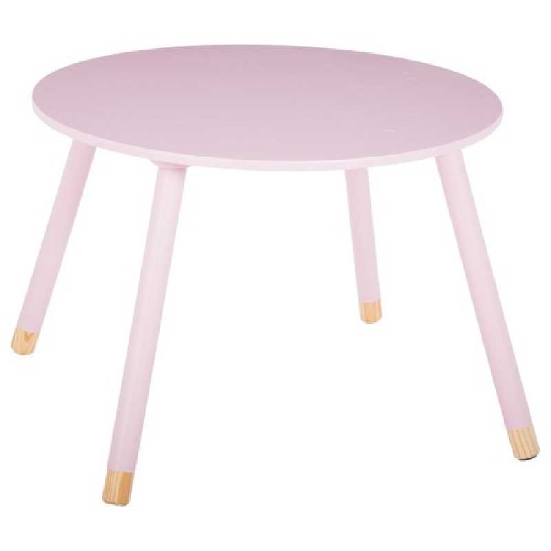 Table d'appoint enfant en bois MDF douceur Atmosphera Rose