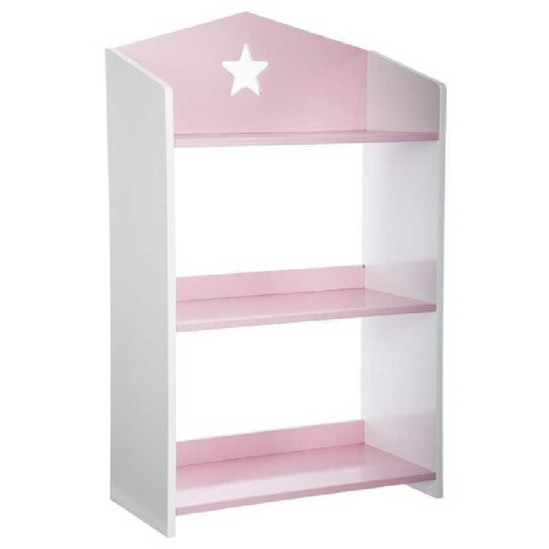 Bibliothèque enfant 3 niveaux Atmosphera Rose Bibliothèque enfant 3 niveaux Atmosphera Rose